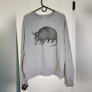 Label Of Graded Goods Armadillo Print Men's Sweater
